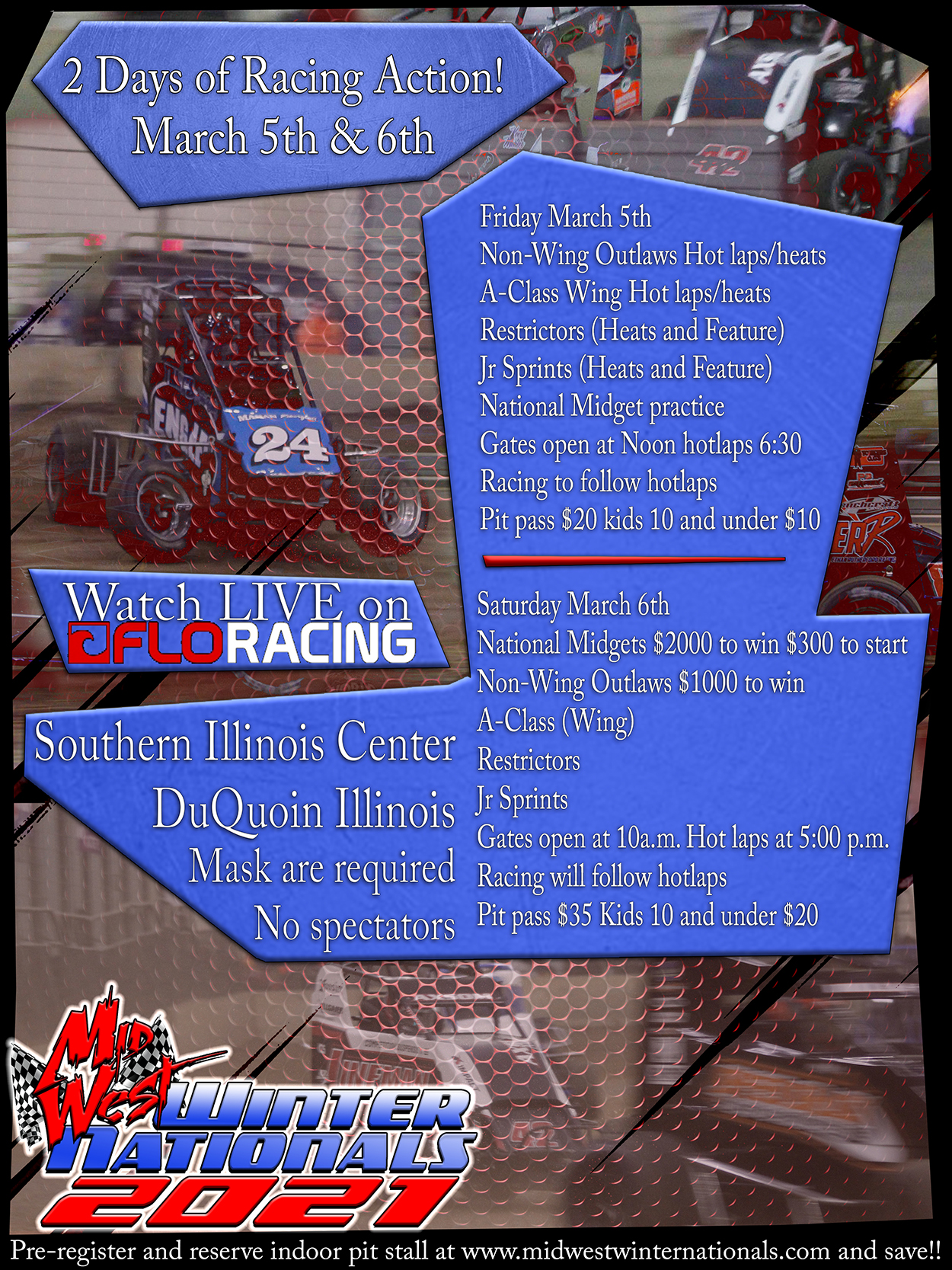 Midwest Winter Nationals (March 18/19 2022) Wayne County Speedway